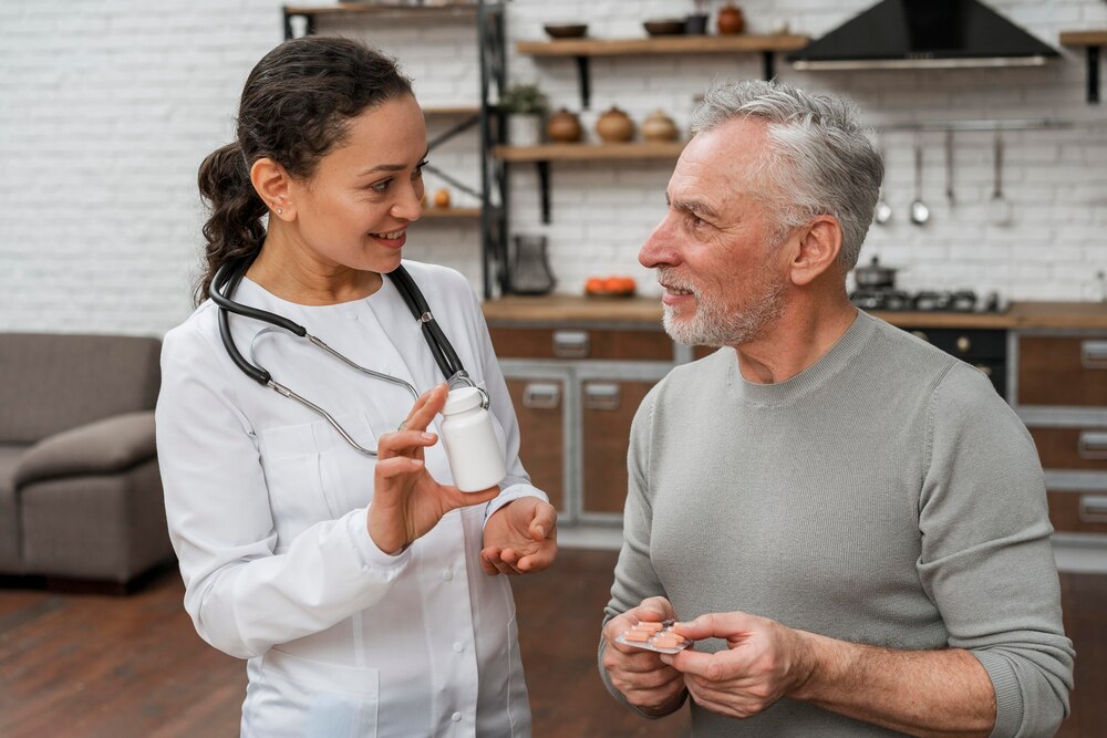 Doctor presenting recovery plan